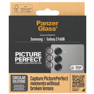 Afbeelding van PanzerGlass Screenprotector geschikt voor Samsung Galaxy Z Fold 6 Glazen Picture Perfect Camera Lens Protector Case Friendly