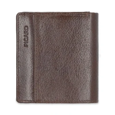 Afbeelding van PICARD Leren Portemonnee Buddy 1 Wallet Cafe Donkerbruin
