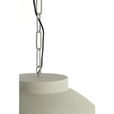 Afbeelding van Light &amp; Living Hanglamp KYLIE Ø60x42cm Wit