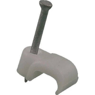 Afbeelding van Spijkerclips wit 6 mm