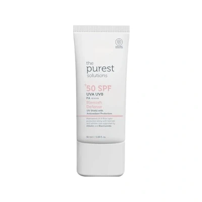 Afbeelding van The Purest Solutions Blemish Defense UVA/UVB Antioxidant Protection For Prone Skin 50+ SPF Vochtarme huid Donkere vlekken UV bescherming