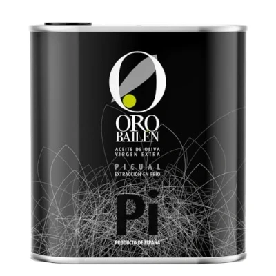 Afbeelding van ORO BAILEN Extra vierge olijfolie (variëteit Picual) Metalen jerrycan 2,5 liter
