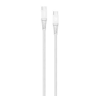 Afbeelding van Mobilize Strong Nylon Cable USB C to 2m. 100W White