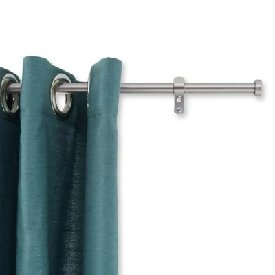 Afbeelding van ACAZA Gordijnroede Gordijnrail uitschuifbaar Gordijnstang 90 170 cm Zilver