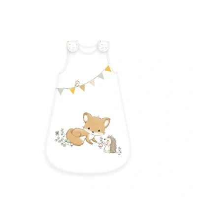 Afbeelding van Herding Baby Best slaapzak voor baby&#039;s, motief bosvrienden, 70 x 45 cm, ritssluiting rondom en drukknopen