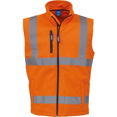 Afbeelding van Yoko Signalisatiegilet van softshell YHV006 Hi Vis Orange M