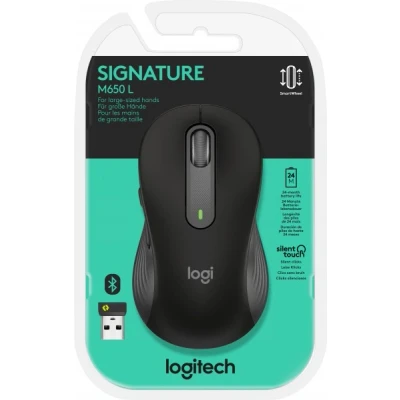 Afbeelding van Logitech Signature M650 L Draadloze Muis Grafiet