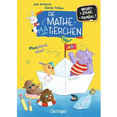 Afbeelding van Die Mathematierchen. Pluspferd, ahoi!: Wort + Zahl = genial! Level 1