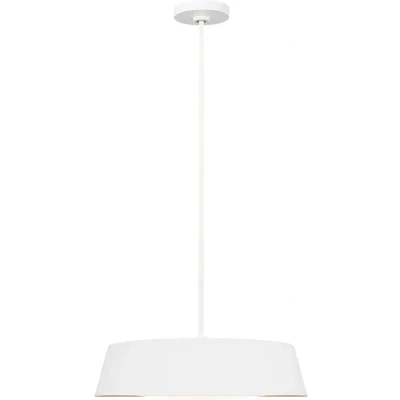 Afbeelding van Feiss LED Pendelarmatuur Asher 5X E14 Max 60W Dimbaar Matte White &amp; Gold