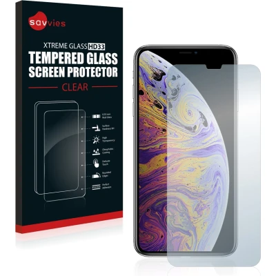 Afbeelding van Savvies Glas Screenprotector voor Apple iPhone Xs Max / 11 Pro Gehard Beschermglas 9H
