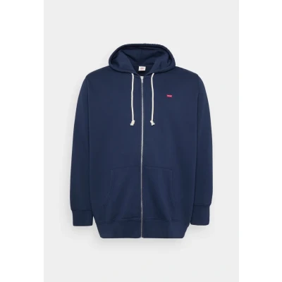 Afbeelding van Levi&#039;s Plus BIG Original ZIP UP Sweater met rits, Heren, Maat: 4XL, Naval academy