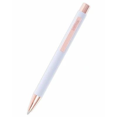 Afbeelding van Online 21733/3D balpen, soft touch oppervlak, vervangbaar, zwarte inkt, perfect cadeau, kleur wit roze