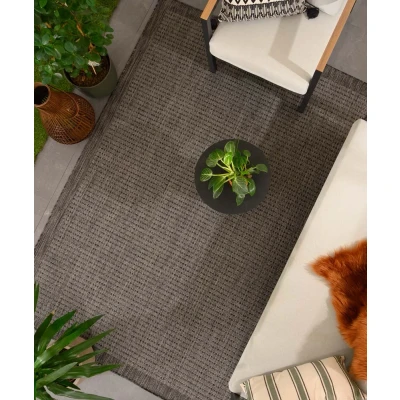 Afbeelding van Buitenkleed Coastal Zwart 60x100 Cm