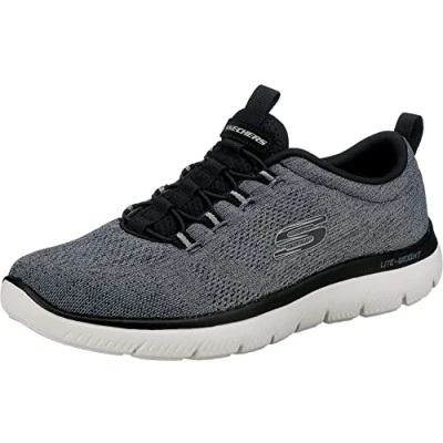 Afbeelding van Skechers Louvin Schoenen, Zwart en Wit