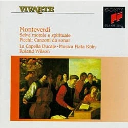 Afbeelding van CD; Vivarte, Monteverdi Selva morale E spirituale. Picchu: Canzoni da sonar, La capella ducale, musica fiata koln