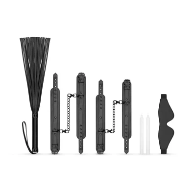 Afbeelding van Kinky Bondage Set 5 delig Zwart