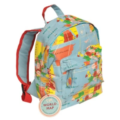Afbeelding van Rex London Mini Kinderrugzak World Map