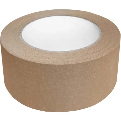 Afbeelding van Papertape 50mm X 50mtr, Bruin. 36 Rollen. Bruin