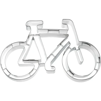 Afbeelding van Birkmann 1010724010 uitsteekvorm fiets, 11 cm, kunststof, grijs, 5 x 3 2 cm