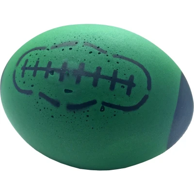 Afbeelding van Foam rugby bal groen 24.5*18 cm