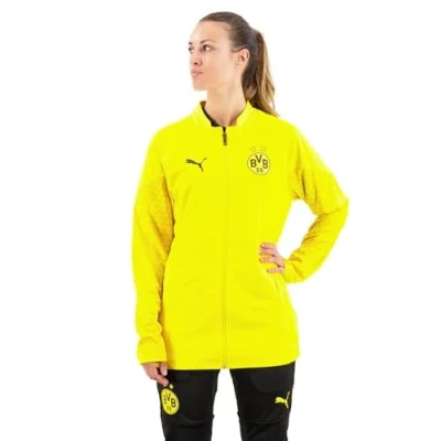 Afbeelding van Puma Bvb Borussia Dortmund Sweatshirt Met Rits Geel M