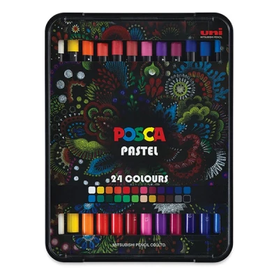 Image de POSCA pastel craie (24 pièces)