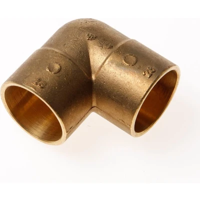 Afbeelding van DPS Knie messing 28mm