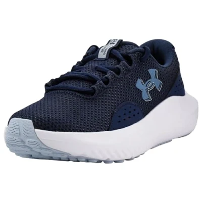 Afbeelding van Under Armour Ua W Charged Surge 4 Sneakers voor dames, Calm Metallic Blue Washed Navy