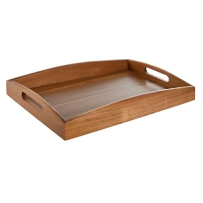 Afbeelding van Dienblad Home ESPRIT Natuurlijk Acacia 39,5 x 25,5 5,5 cm