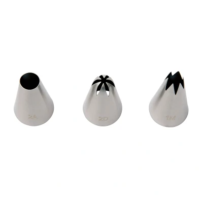 Afbeelding van BrandNewCake Decoratie Spuitmondjes Set/3 (1M, 2D, 2A)