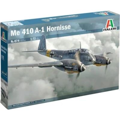 Afbeelding van 1:72 Italeri 0074 Messerschmitt Me 410A 1 Hornisse Plane Plastic Modelbouwpakket