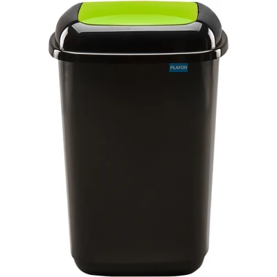 Afbeelding van Plafor Quatro Prullenbak, afvalbak afvalscheiding, recycling, keuken 45 L, Groen
