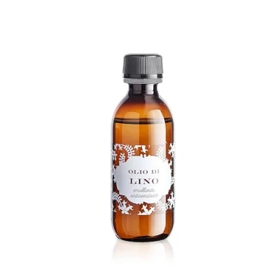 Afbeelding van Officina Naturae Extra zuivere lijnzaadolie 100% Natuurlijk, koudgeperst Hydraterend voor haar en huid 110 ml