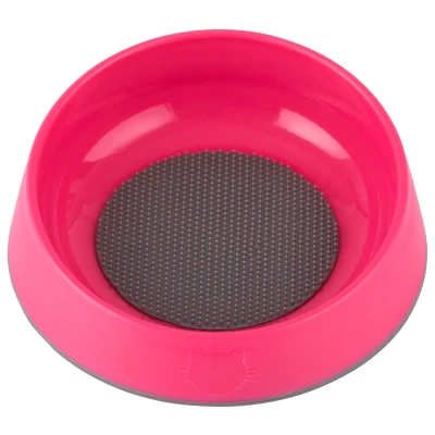 Afbeelding van Lickimat Oh Bowl Hairball Prevention Oral Health Kattenvoerbak Roze