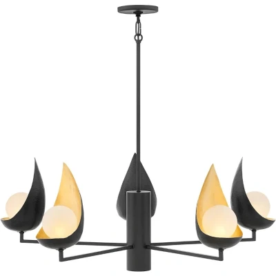 Afbeelding van Lisa McDennon by Hinkley LED Kroonluchter 3W 3000K 1500Lm 830 Dimbaar Matte Black &amp; Gold