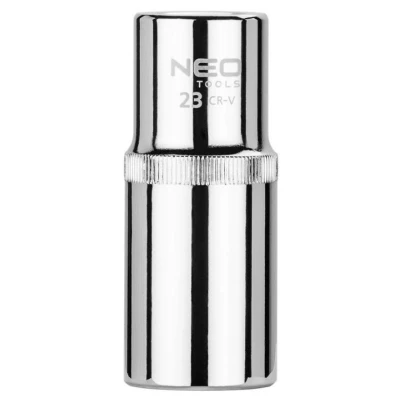 Afbeelding van NEO TOOLS 08 058 Steeksleutelelement 1/2 3124 23 mm Chroom vanadium staal SuperLock