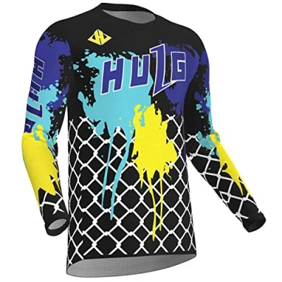 Afbeelding van fietsshirt heren jersey lange mouwen sneldrogend