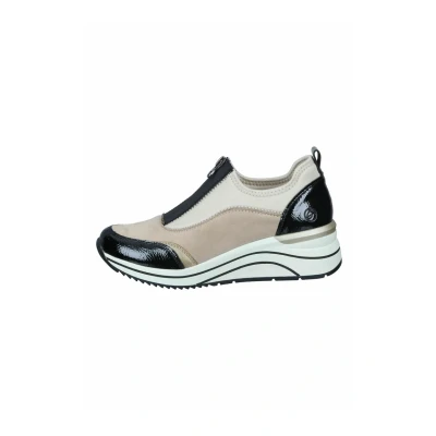Afbeelding van Remonte D0T08 lage sneakers voor dames, losse zool, Beige Combi 60