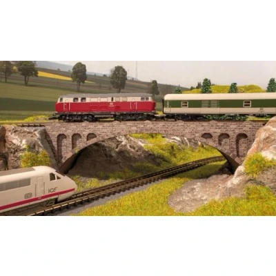 Afbeelding van NOCH 44380 Z Stenen boogbrug 1 spoor (l x b h) 135 32 43 mm