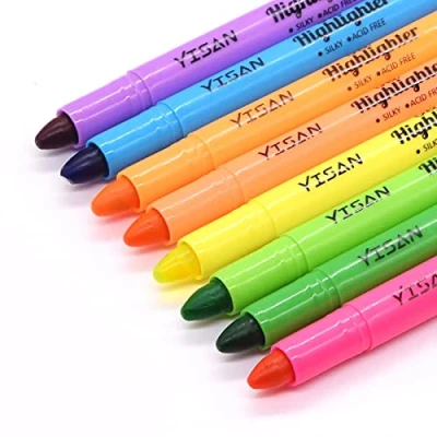 Afbeelding van YISAN Gel markeerstift, Bijbel droge markeerstiften, Geen inktlekkage, 8 verschillende kleuren 20222