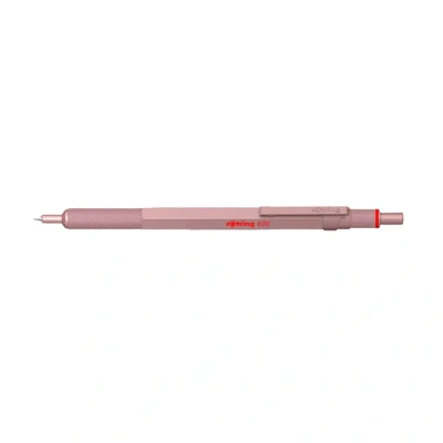 Afbeelding van Balpen rOtring 600 rosé goud medium