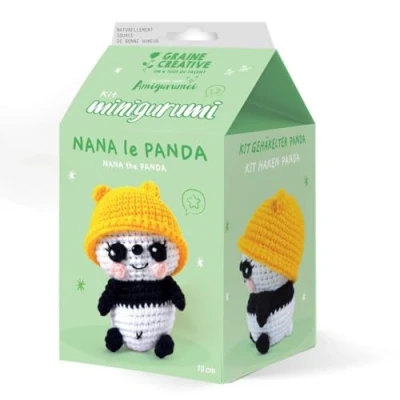 Afbeelding van DIY Haken Pakket Mini Amigurumi Nana de Panda