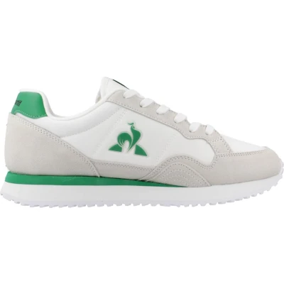 Afbeelding van le coq sportif JET STAR_2 Sneakers laag, Maat: 42, Optical white trekking green Leer en textiel