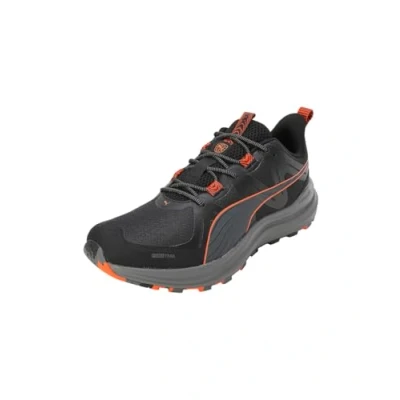 Afbeelding van Puma Reflect Lite Trail Hardloopschoenen voor op de weg, uniseks, Flikkerende zwarte vlam