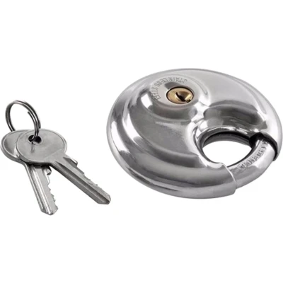Afbeelding van ABUS Discushangslot 70mm Messing/RVS/beugel gehard staal (Verpakt in blister)