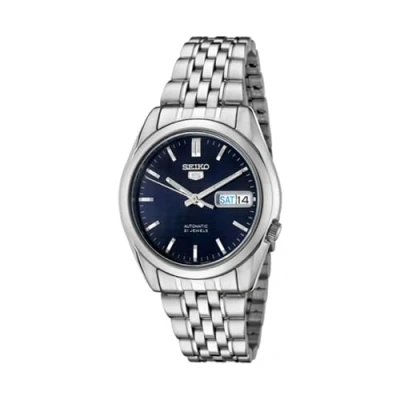 Afbeelding van Seiko Analogueico SNK357K1, Blauw/Grijs, Armband, Armband