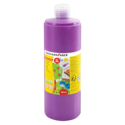 Afbeelding van Eberhard Faber 578933 EFA Color vingerverf mangaanviolet 750 ml sneldrogend en wasbaar