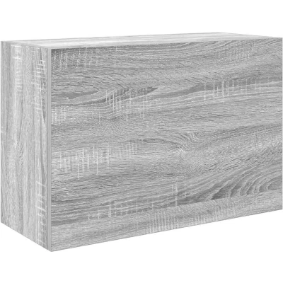 Afbeelding van Badkamerwandkast 60x25x40 cm bewerkt hout grijs sonoma eiken