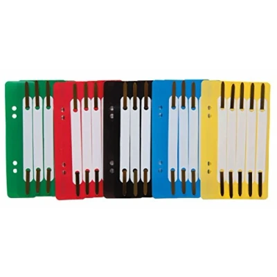 Afbeelding van Idena 300391 bindruggen van kunststof, 5 kleuren, 25 stuks