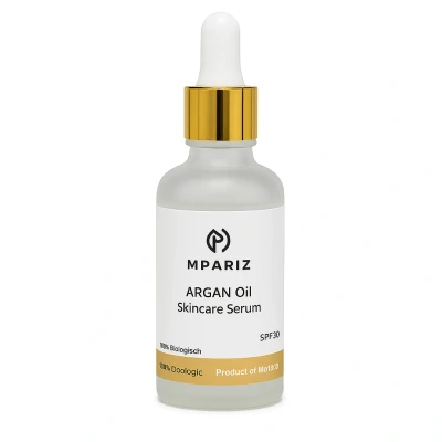 Afbeelding van Mpariz Argan Oil Serum Skincare Anti aging Diepe hydratatie Kalmeren van de huid 100% Biologisch Duurzaam